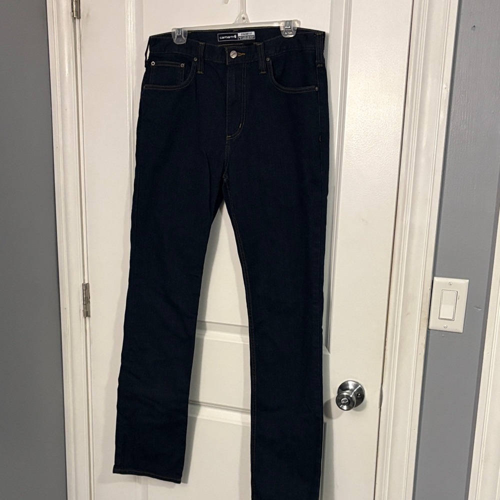 Carhartt Men's Dark Straight Jeans